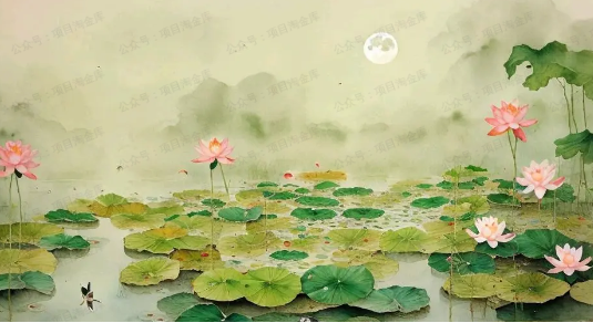 夏小荷-小清新AI插画治愈视频