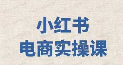 【茗茗】小红薯电商实操课_视频