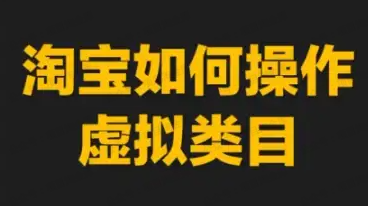 力辛电商·淘宝虚拟类目玩法实操