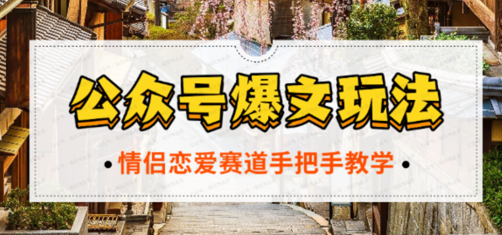 公众号新赛道玩法，冷门玩法，每天10分钟条条10W+